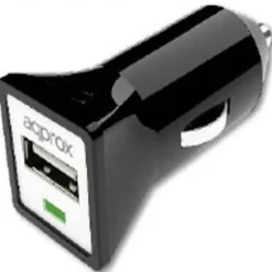 Cargador Coche Approx appUSBCARB Negro