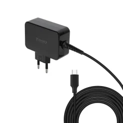 Cargador Portátil Tooq TQLC-USBCGAN65PD USB-C 65W Negro