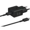 Cargador Samsung EP-T2510XBEGEU USB Tipo-C + Cable USB Tipo-C 25W