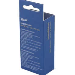Cargador USB iggual Doble USB QC3.0 + Tipo C PD 20W