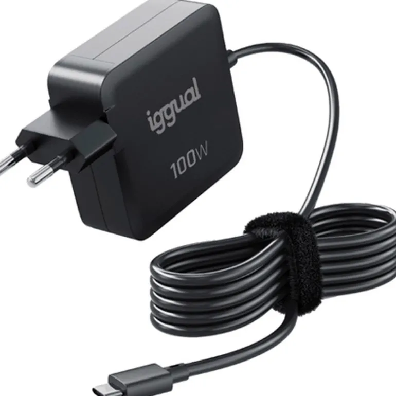 Cargador USB iggual Portátil Y Móvil Tipo C PD 100W