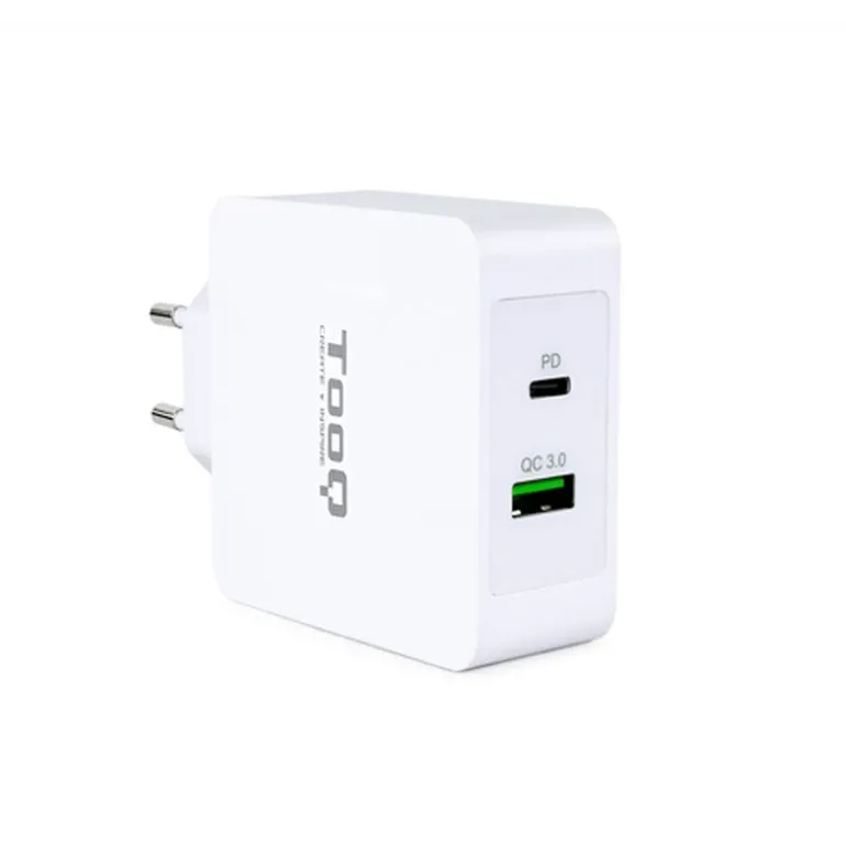 Cargador USB TooQ USB-A/USB-C 30W