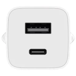 Cargador USB Xiaomi 65W Fast Charger GaN Combo 1xUSB-A 1xUSB-C Blanco + Cable USB A-C