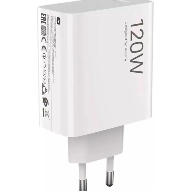 Cargador USB Xiaomi 120W HyperCharge Combo (1xUSB-A) + Cable (USB A-C)