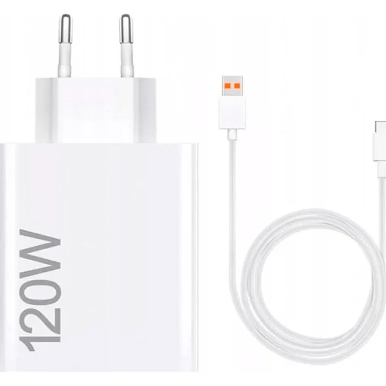 Cargador USB Xiaomi 120W HyperCharge Combo (1xUSB-A) + Cable (USB A-C)