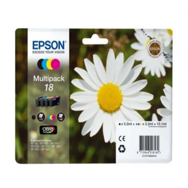Cartucho EPSON T1806 Pack XP202/205/305