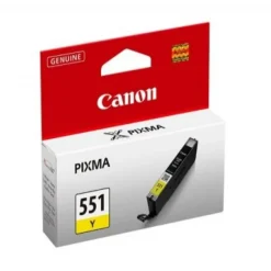 Cartucho Tinta CANON CLI-551Y Amarillo IP7250/MG5450