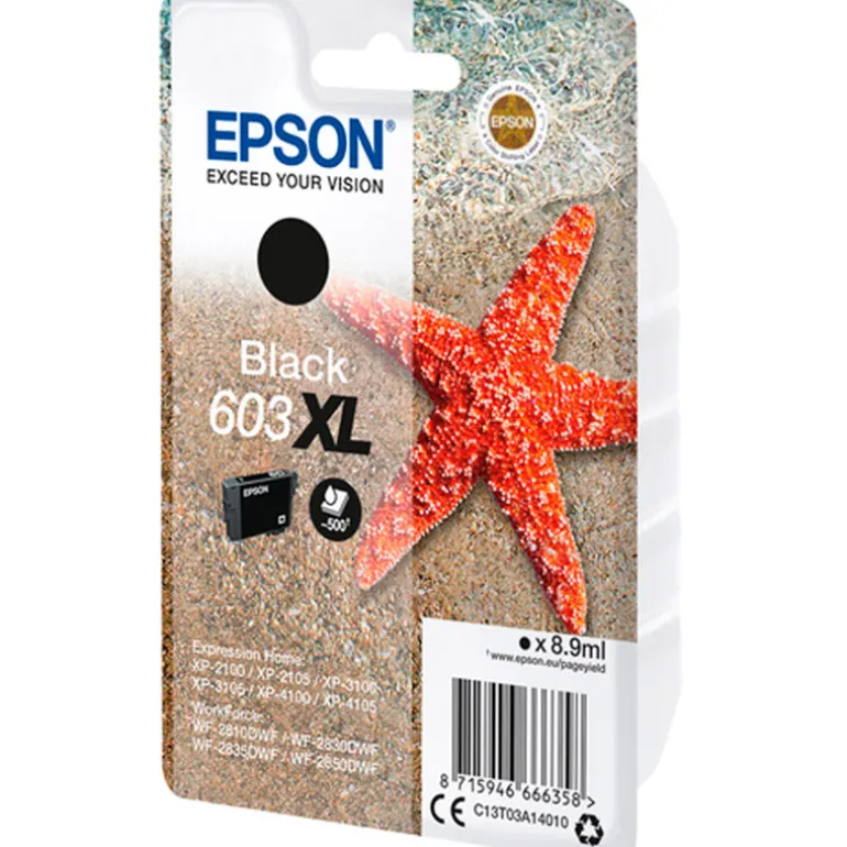 Cartucho Tinta Epson 603XL Original Negro