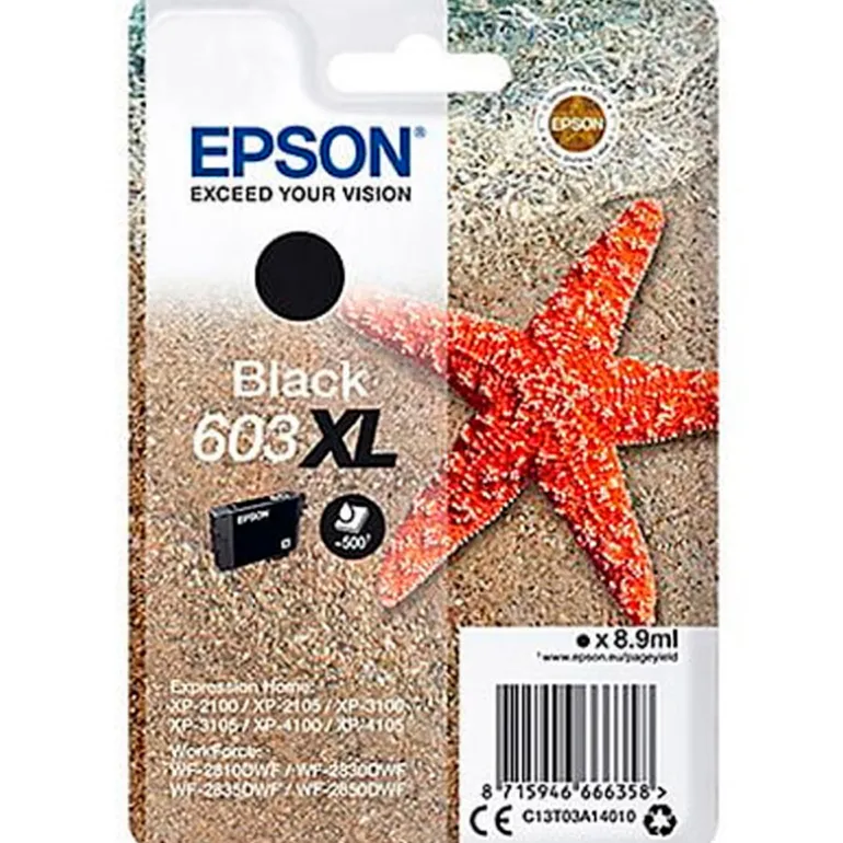 Cartucho Tinta Epson 603XL Original Negro