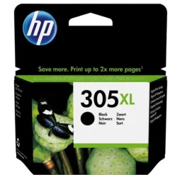 Cartucho Tinta HP 305XL Para Impresoras DeskJet Series Negro
