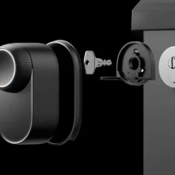 Cerradura Inteligente SwitchBot Lock Ultra VISION Combo Inalámbrico Negro