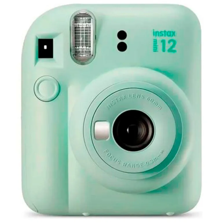 Cámara Instantánea Fujifilm Mini Instax 12 con Autoexposición Verde Menta