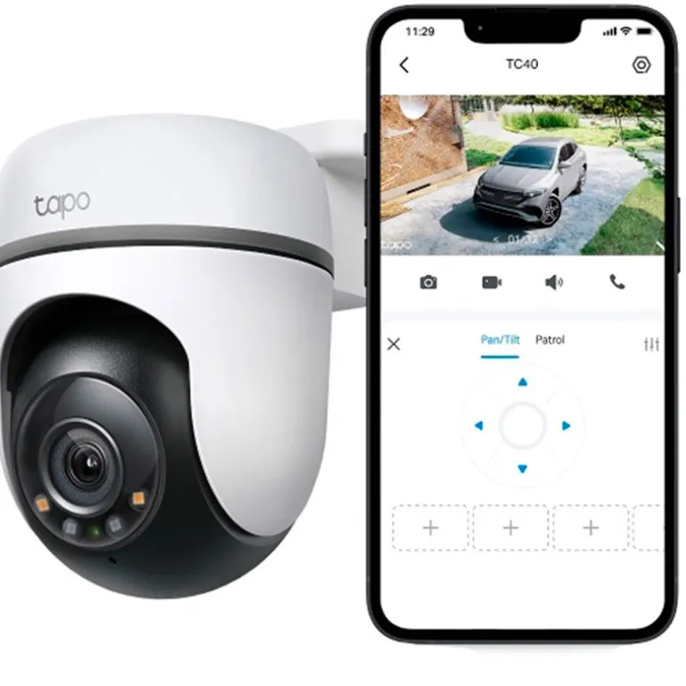 Cámara Videovigilancia TP-Link Tapo TC40 Wi-Fi 360 Grados Para Exteriores Con Detección IA