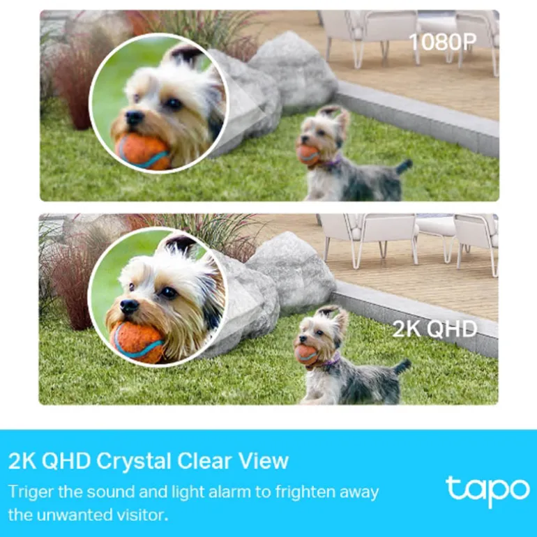 Cámara Videovigilancia TP-Link Tapo C420S2 2k QHD 2560x1400 px