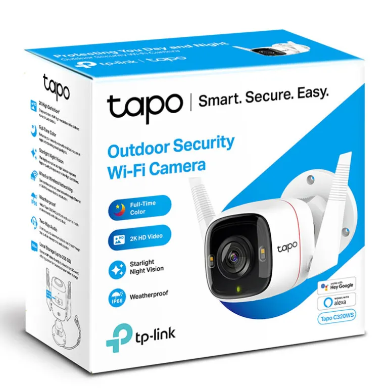 Cámara Videovigilancia TP-Link Tapo C320WS 2K Wi-Fi Exterior