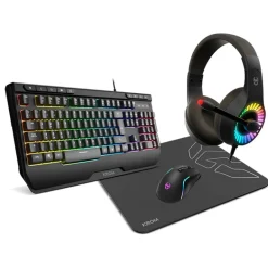 Combo Krom Kenya Gaming 4 en 1 RGB