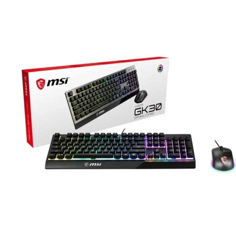 Combo MSI Vigor GK30 Gaming ES + Clutch GM11