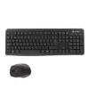 Combo Teclado/Ratón Coolbox Teclado + Ratón Wireless Negro