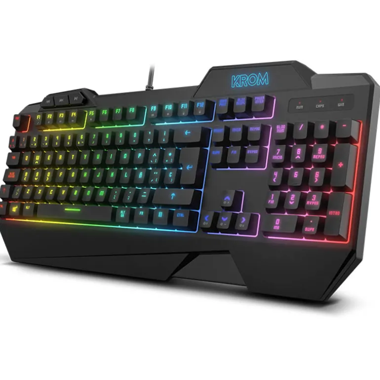 Combo Teclado/Ratón Krom Krusher RGB
