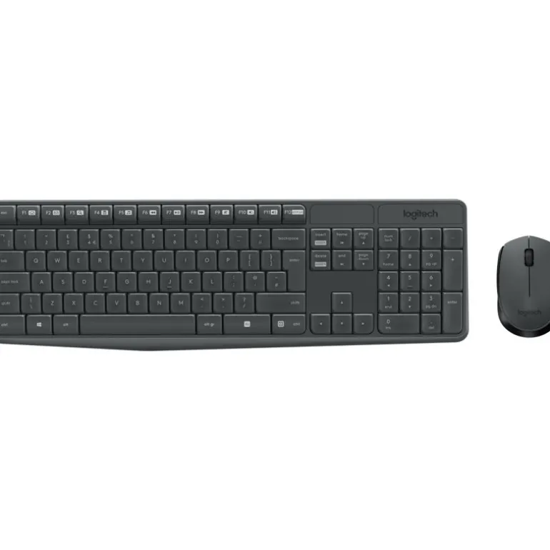 Combo Teclado/Ratón Logitech MK235 Gris