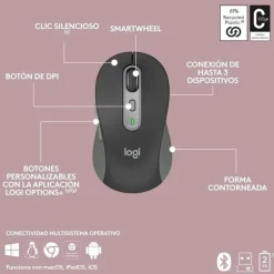 Combo Teclado/Ratón Logitech Signature Slim MK950 Negro