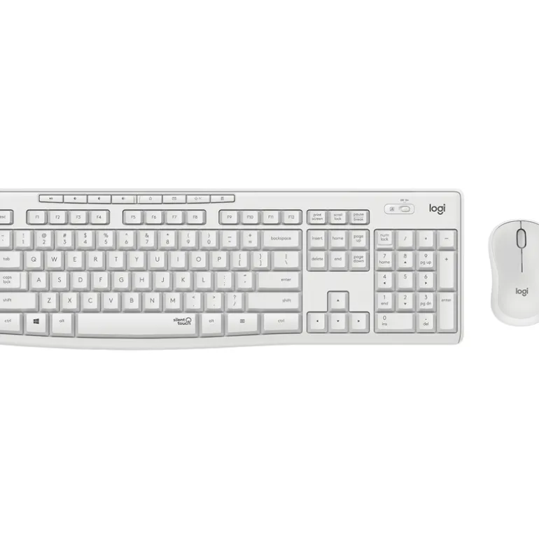 Combo Teclado/Ratón Logitech MK295 Silent Wireless Inalámbricos Blanco