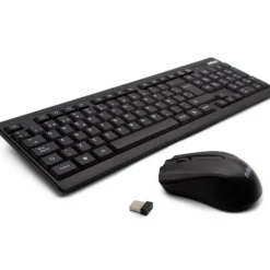 Combo Teclado/Ratón Nilox NXKMWE0001 Wireless 1000 Dpi Negro