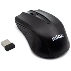 Combo Teclado/Ratón Nilox NXKMWE0001 Wireless 1000 Dpi Negro