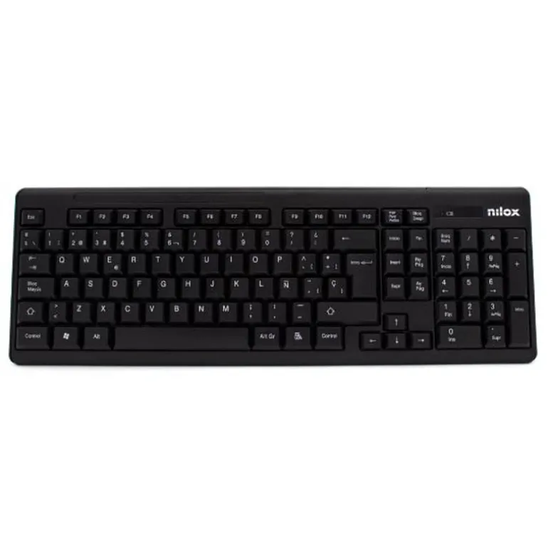Combo Teclado/Ratón Nilox NXKMWE0001 Wireless 1000 Dpi Negro