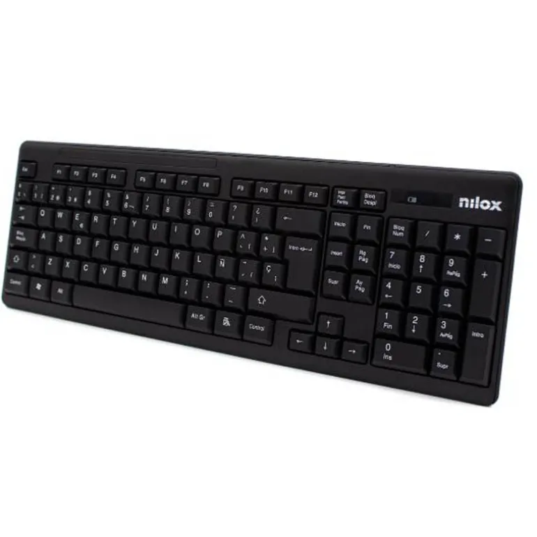 Combo Teclado/Ratón Nilox NXKMWE0001 Wireless 1000 Dpi Negro