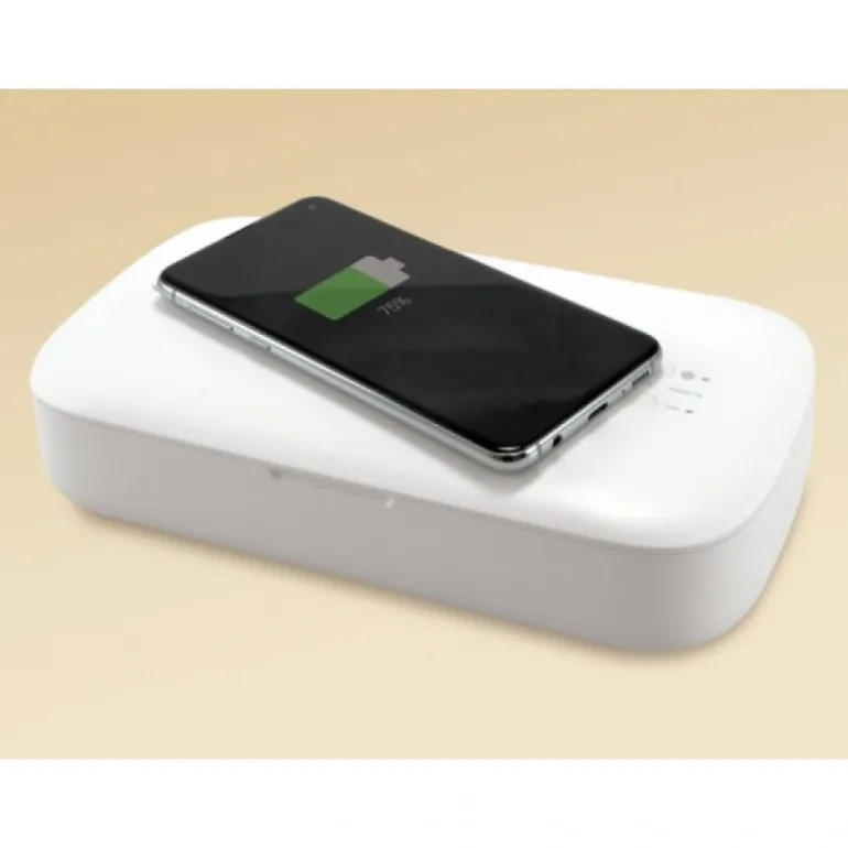 Conceptronic CIRO01WC Ultravioleta Blanco 275 nm UV-C CC Carga Inalámbrica Qi - Esterilizador