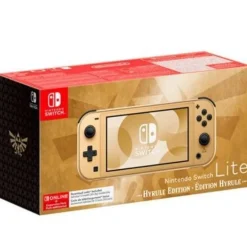 Consola Nintendo Switch Lite Hyrule Edition + 12 Meses De Nintendo Switch Online