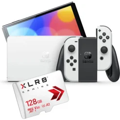 Consola Nintendo Switch Oled Blanco + PNY XLR8 128GB Gaming