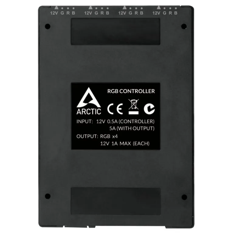 Controlador Arctic Cooling RGB 4 pines Negro