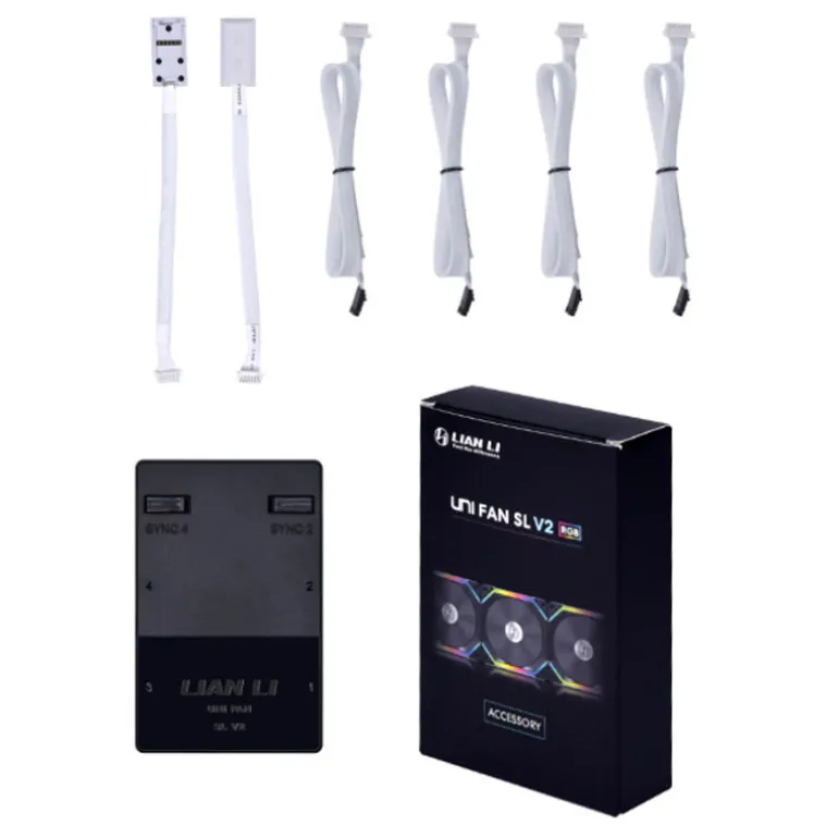 Controlador Lian Li UNI HUB SLV2 L-Connect 3 Blanco