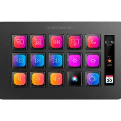 Controlador  Mars Gaming MSD-ONE Stream Deck 15 Teclas LCD Negro