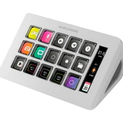 Controlador Mars Gaming MSD-ONE Stream Deck 15 Teclas LCD Blanco