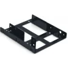 Coolbox AB3525X2 Adaptador Bahía Interno 3.5" a 2x 2.5" Negro - Adaptador
