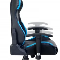 CoolBox Deep Command e-Sports Negro/Azul - Silla Gaming