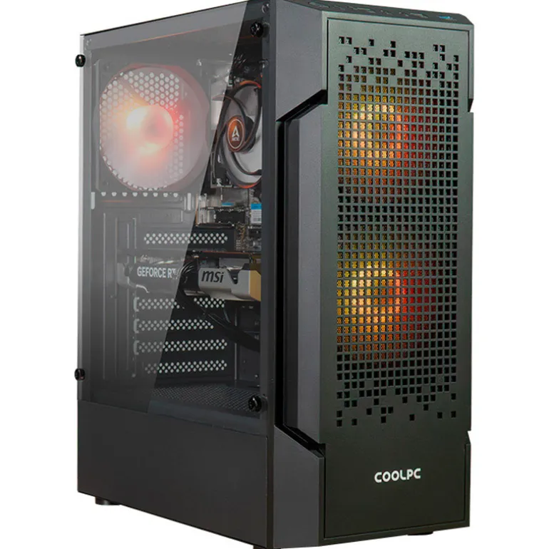 COOLPC RED XI - Ryzen 5 5500 / GeForce RTX 5060 Ti 8GB / 16GB DDR4 3200Mhz / NVMe 1TB