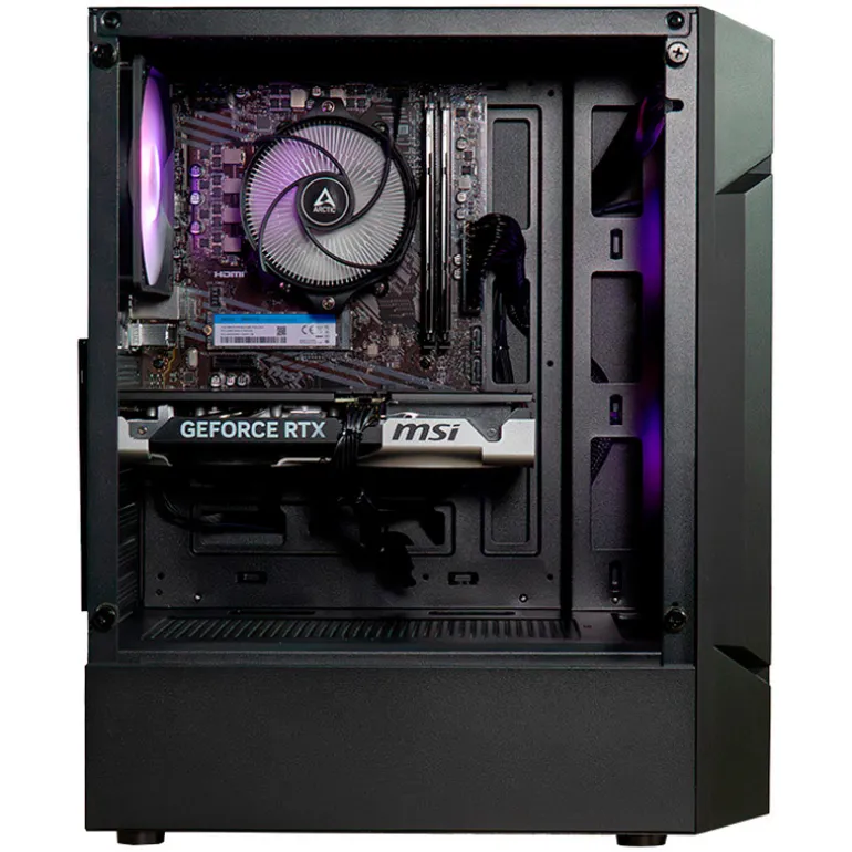 COOLPC RED XI - Ryzen 5 5500 / GeForce RTX 5060 Ti 8GB / 16GB DDR4 3200Mhz / NVMe 1TB