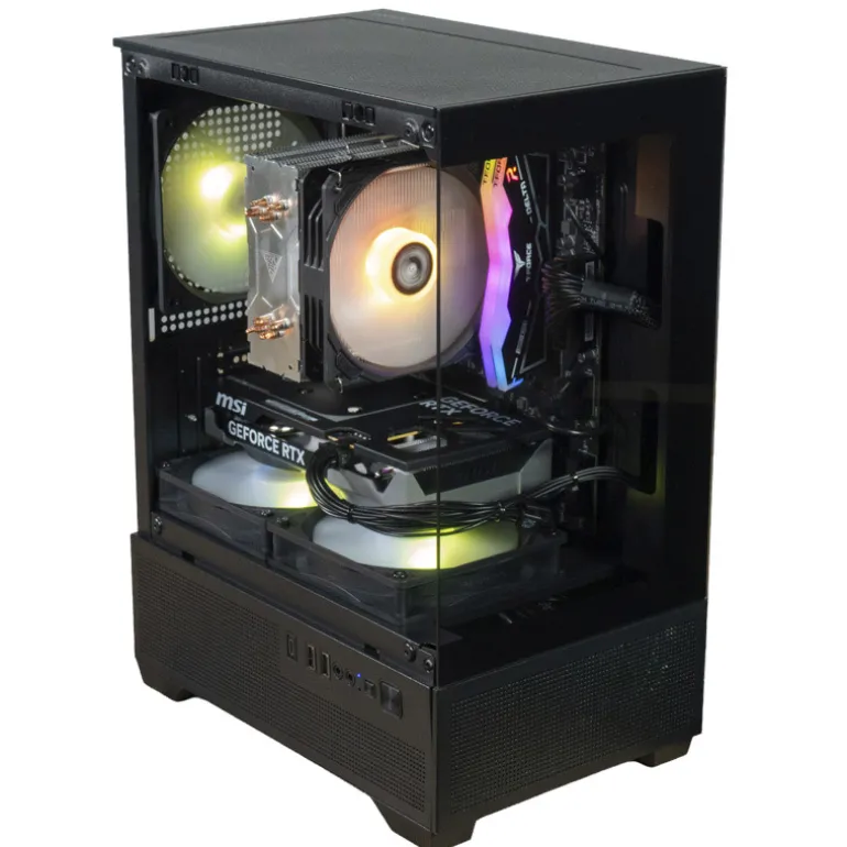 COOLPC RED XVII - Ryzen 5 7500F / GeForce RTX 5060 8GB / 16GB DDR5 6000Mhz / NVMe 1TB