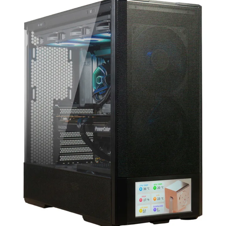 COOLPC RED XXIII - Ryzen 7 9800X3D / GeForce RTX 5070 Ti 16GB / 32GB DDR5 6000Mhz / NVMe 2TB / W11P