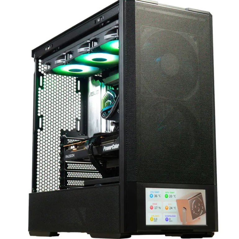 COOLPC RED XXIII - Ryzen 7 9800X3D / GeForce RTX 5070 Ti 16GB / 32GB DDR5 6000Mhz / NVMe 2TB / W11P