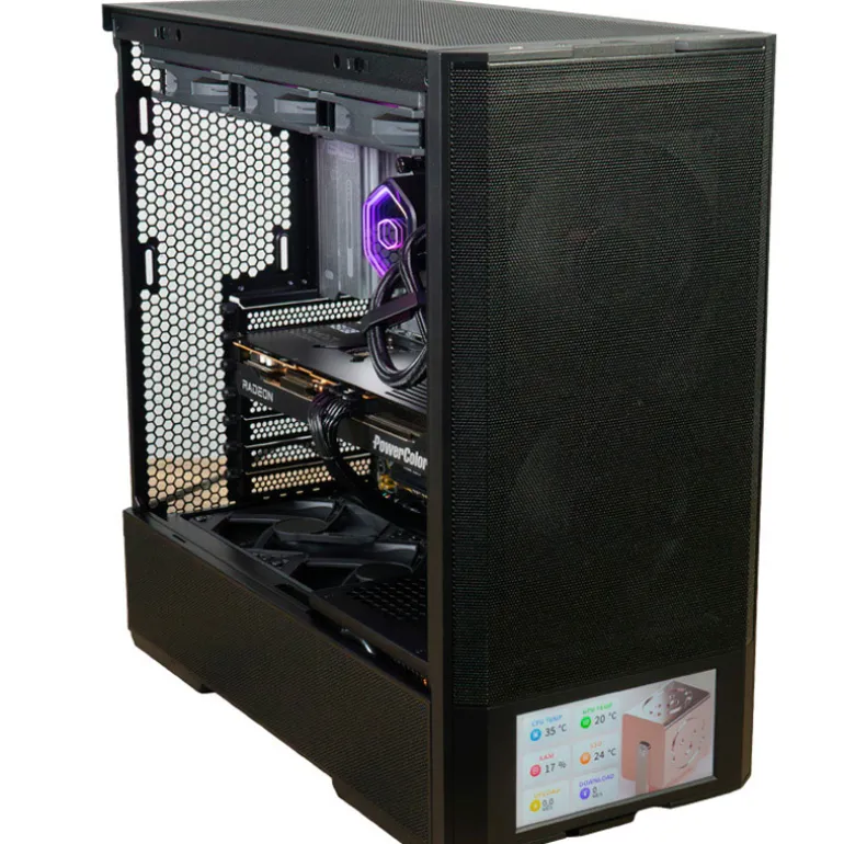 COOLPC RED XXIII - Ryzen 7 9800X3D / GeForce RTX 5070 Ti 16GB / 32GB DDR5 6000Mhz / NVMe 2TB / W11P