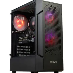 COOLPC RED XXIV - Ryzen 5 7600X / Radeon RX 9060 XT 16GB / 32GB DDR5 6000Mhz / NVMe 1TB / W11P