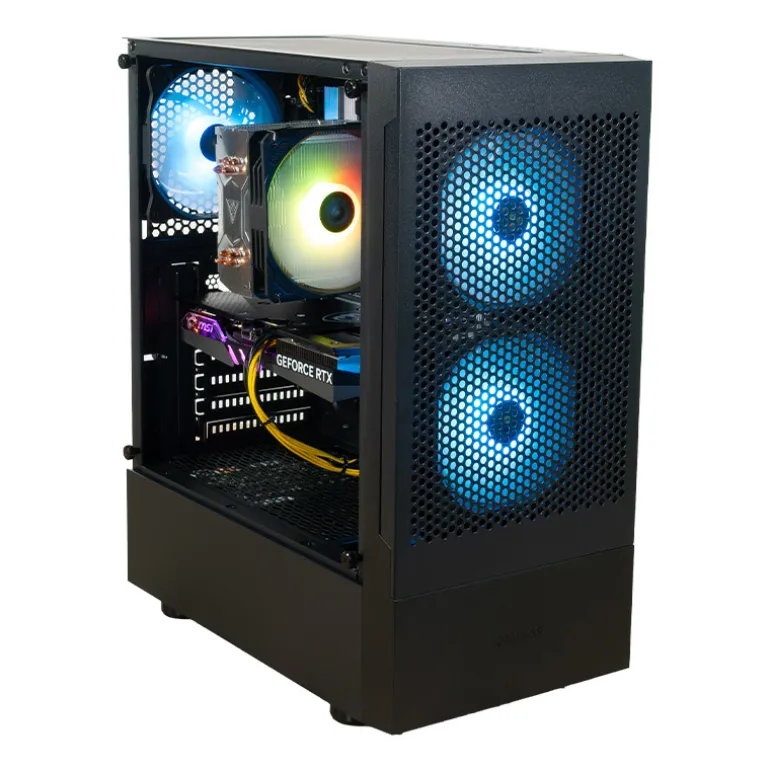 COOLPC RED XXV - Ryzen 7 5700X / GeForce RTX 4060 Ti 8GB / 32GB DDR4 3200MHz / NVMe 1TB