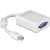 Delock MiniDisplayport 1.1(M) a VGA(H) Blanco - Adaptador