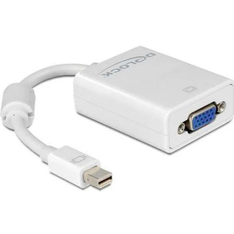 Delock MiniDisplayport 1.1(M) a VGA(H) Blanco - Adaptador
