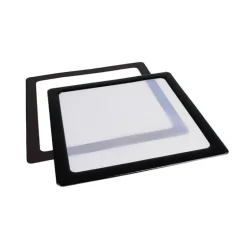 DEMCiflex Filtro Anti Polvo 12 cm Negro/Blanco - Filtro Magnético